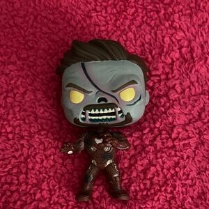 Funko Pop Figure with Gray and Brown Details